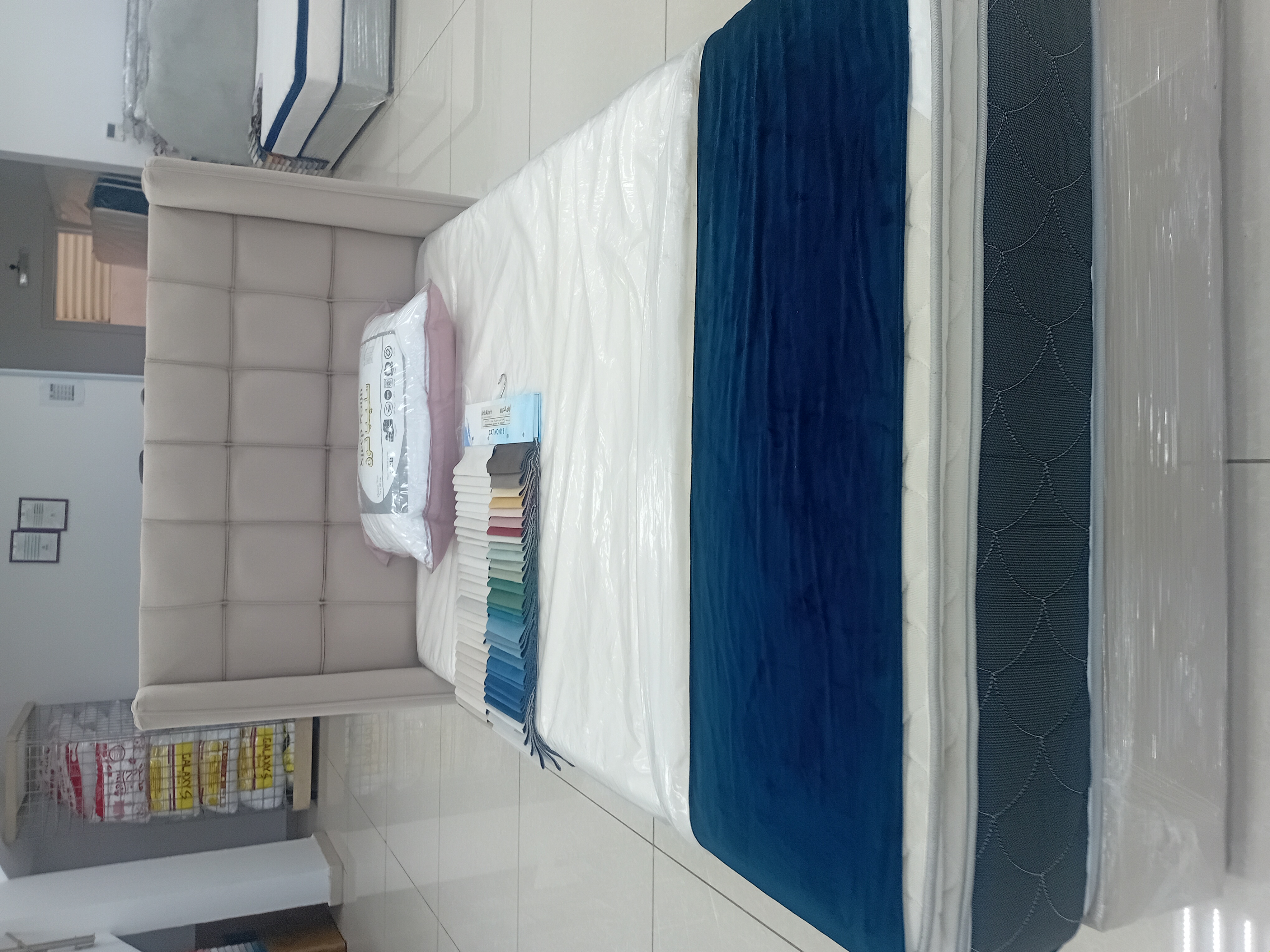 سرير بجوانب خامه شمواه 120×200